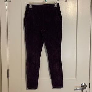 Lands End purple corduroy legging